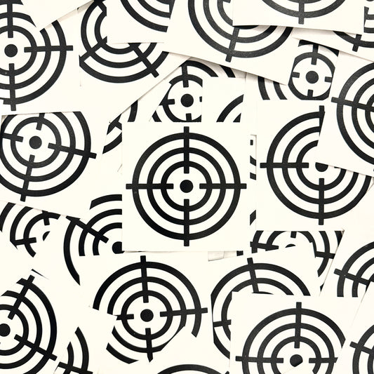 BLACK CROSSHAIR STICKER